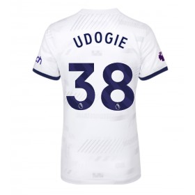 Tottenham Hotspur Destiny Udogie #38 Hemmakläder Dam 2023-24 Kortärmad